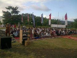 Shalat Ied Lapangan Pemkot Bitung, Wali Kota: Jangan Mudik