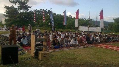 Shalat Ied Lapangan Pemkot Bitung, Wali Kota: Jangan Mudik