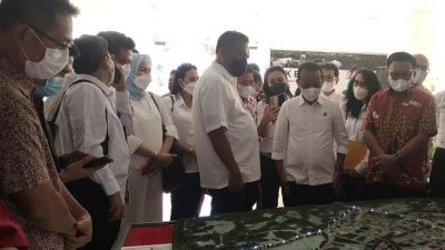 Menteri Bahlil Lahadalia Tinjau Pembangunan KEK Bitung