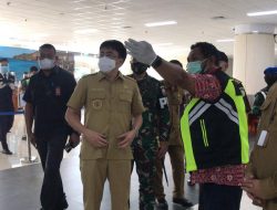 Andrei Angouw Pantau Rapid Test Antigen di Ruang Kedatangan Bandara Sam Ratulangi