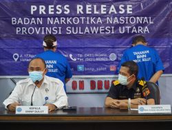 Bea Cukai dan BNNP Sulut Gagalkan Pengiriman 507 Gram Ganja Ke Manado