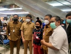 Wali Kota, Wakil Wali Kota dan Forkopimda Manado Kembali Pantau Vaksinasi di Megamall