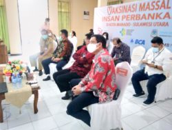 Insan Perbankan Sulut Lakukan Vaksinasi Massal