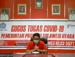 Satgas Penanganan Covid Sulut Umumkan Penambahan 216 Kasus Positif
