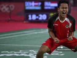 Anthony Ginting Menyerah Dua Gim Langsung dari Chen Long