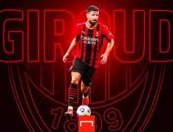 Olivier Giroud Resmi Berseragam AC Milan