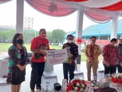 BPJAMSOSTEK Berbagi Bantuan kepada Sejumlah Perusahaan Peserta di Bitung