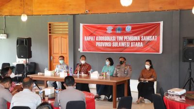 Tim Pembina Samsat Sulut Komit Tingkatkan Pelayanan Optimal