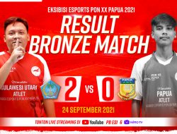 Sikat Tuan Rumah, Tim Mobile Legends Sulut Raih Perunggu di PON XX Papua