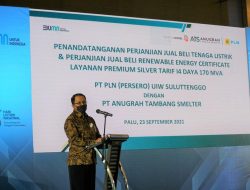 Gunakan REC, PLN Pasok Listrik EBT 170 MVA di KEK Palu