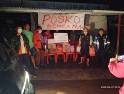 Bank BRI Berikan Ratusan Makanan Siap Saji bagi Korban Banjir Bandang Ratahan