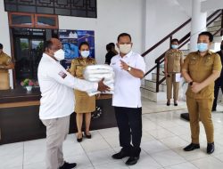Pemkab Terima Bantuan APD dari KPUD Talaud