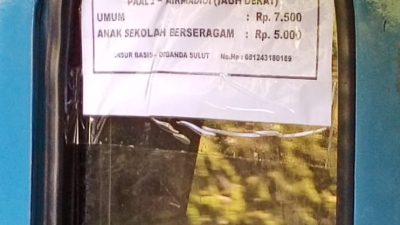 Tarif Angkutan Umum Airmadidi-Paal 2 Diduga Naik Sepihak