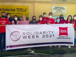 Solidarity Week 2021, ibis Manado Kunjungi Pusat Kanker Anak Estella