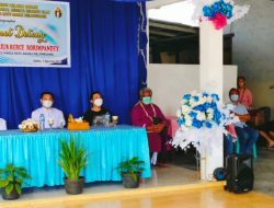 Kamagi Sambut Pastor Maria Ratu Damai Melonguane
