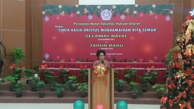 Natal Fakultas Hukum Unsrat, Berdamai dengan Diri Sendiri dan Orang Lain