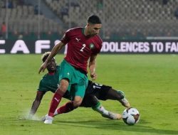 Gol Achraf Hakimi Loloskan Maroko ke Perempatfinal Piala Afrika