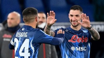 Menang Lawan Lazio, Napoli Rebut Puncak Klasemen