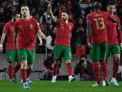 Brace Bruno Fernandes Pastikan Portugal Berlaga di Piala Dunia 2022
