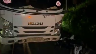 Truk Senggolan dengan Motor di Dekat GPI, Satu Orang Tewas di Tempat
