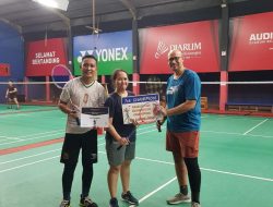 Biasakan Hidup Sehat, Novotel Manado Gelar Lomba Bulutangkis Karyawan