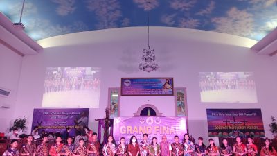 Fabio Tumonggor dan Karen Lepar Menangkan Retel Jemaat GMIM Pinaesaan GPI