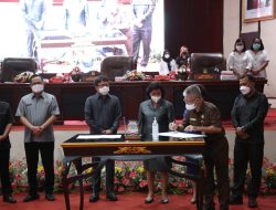 Walikota-Wawali Kota Manado Sampaikan Laporan Bapemperda 2022