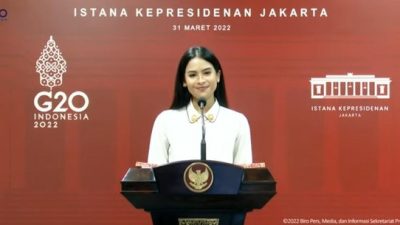 Maudy Ayunda Ditunjuk Jadi Jubir Forum Presidensi G20