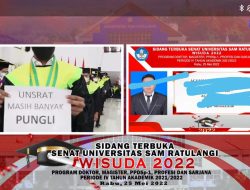 Wisuda Diwarnai Insiden Wisudawan Pampang Kertas Unsrat Masih Banyak Pungli