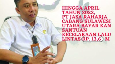 Hingga April 2022, Jasa Raharja Sulut Serahkan Santunan Rp13,6 Miliar