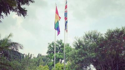 Bendera Pelangi Berkibar di Kedubes Inggris, Ada Apa?