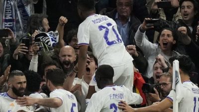 Laga Dramatis, Real Madrid Singkirkan Manchester City