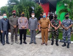 Bersama Forkopimda, Lasut Laporkan Vaksinasi di Talaud ke Presiden