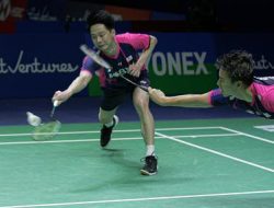 Kevin/Marcus Tumbang di Indonesia Open 2022