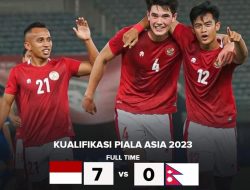 Pesta Gol ke Gawang Nepal, Indonesia Lolos ke Piala Asia 2023