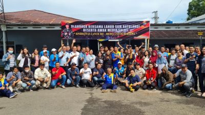 Olahraga Bersama Wartawan, Danlanud Sri: Kebersamaan Bisa Lakukan Apa yang Diinginkan