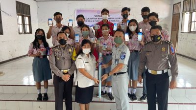 Jasa Raharja Sulut Sosialisasi Empat Hal Ini di Amurang dan Talaud