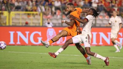 Memphis Depay dkk Kalahkan Belgia 4-1
