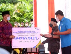 Wapres Serahkan Santunan BPJAMSOSTEK Rp443 Miliar di NTB