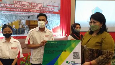 350 Peserta Pemagangan Dalam Negeri Diberikan Perlindungan BPJAMSOSTEK
