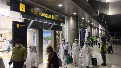 314 Jamaah Haji Asal Sulut Tiba di Bandara Sam Ratulangi Manado