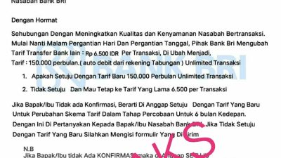 BRI Pastikan Perubahan Biaya Transaksi Jadi Rp150 Ribu Hoaks