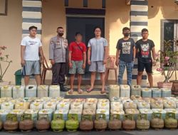 Polisi Gagalkan Penyelundupan Ribuan Liter BBM Bersubsidi di Tagulandang