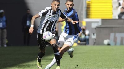 Lanjutan Liga Italia, Si Ular Besar Dipermalukan Zebra Kecil