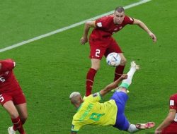 Brasil Menang Lawan Serbia, Richarlison Cetak Gol Akrobatik