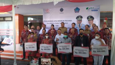 Gubernur Sulut Salurkan BSU kepada 79.434 Tenaga Kerja