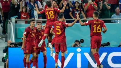 Spanyol Permalukan Kosta Rika Tujuh Gol Tanpa Balas