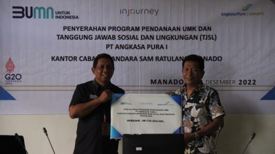 Bandara Sam Ratulangi Manado Kucurkan Pendanaan UMKM Senilai Rp795 Juta