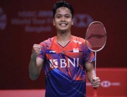 Disaksikan Jokowi, Anthony Ginting Pastikan Maju Final Indonesia Open 2023