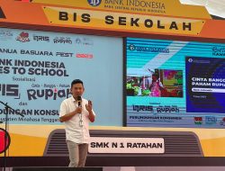 Sambangi SMK dan SMA 1 Ratahan, BI Sulut Sosialisi Empat Hal Ini